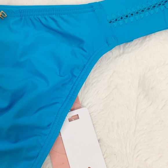 PilyQ Tropics Stitched Tab Teeny Bottom blue medium - Picture 7 of 7